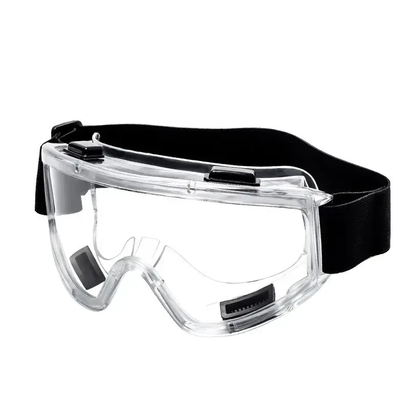 Safety Glasses, Splash&Dust&Sand-Resistant Goggles; Adjustable Clear Eyewear for Cycling, Skiing and Other Sports