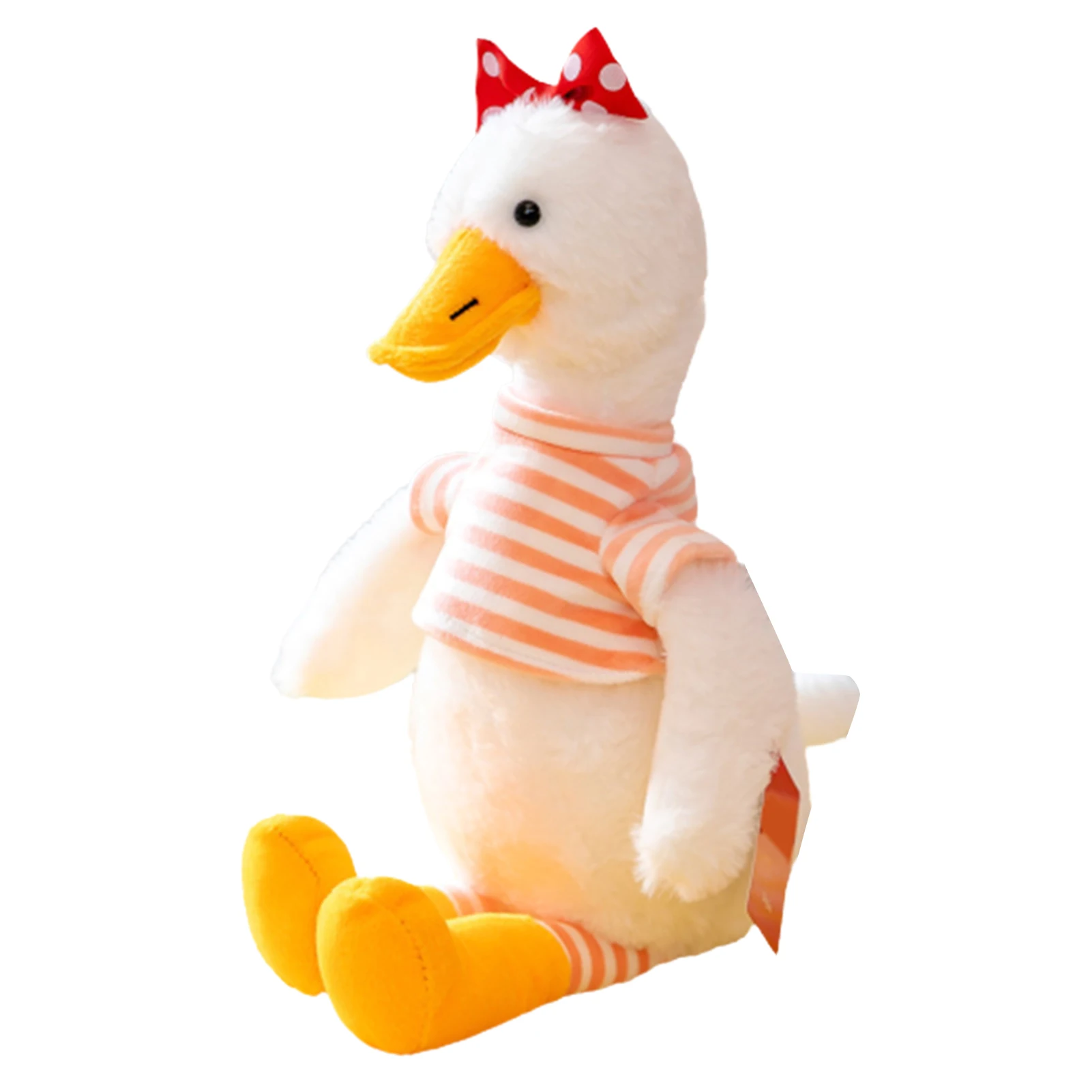 

Плюшевые игрушки, мультяшная кукла-гусь, игрушка для раннего развития