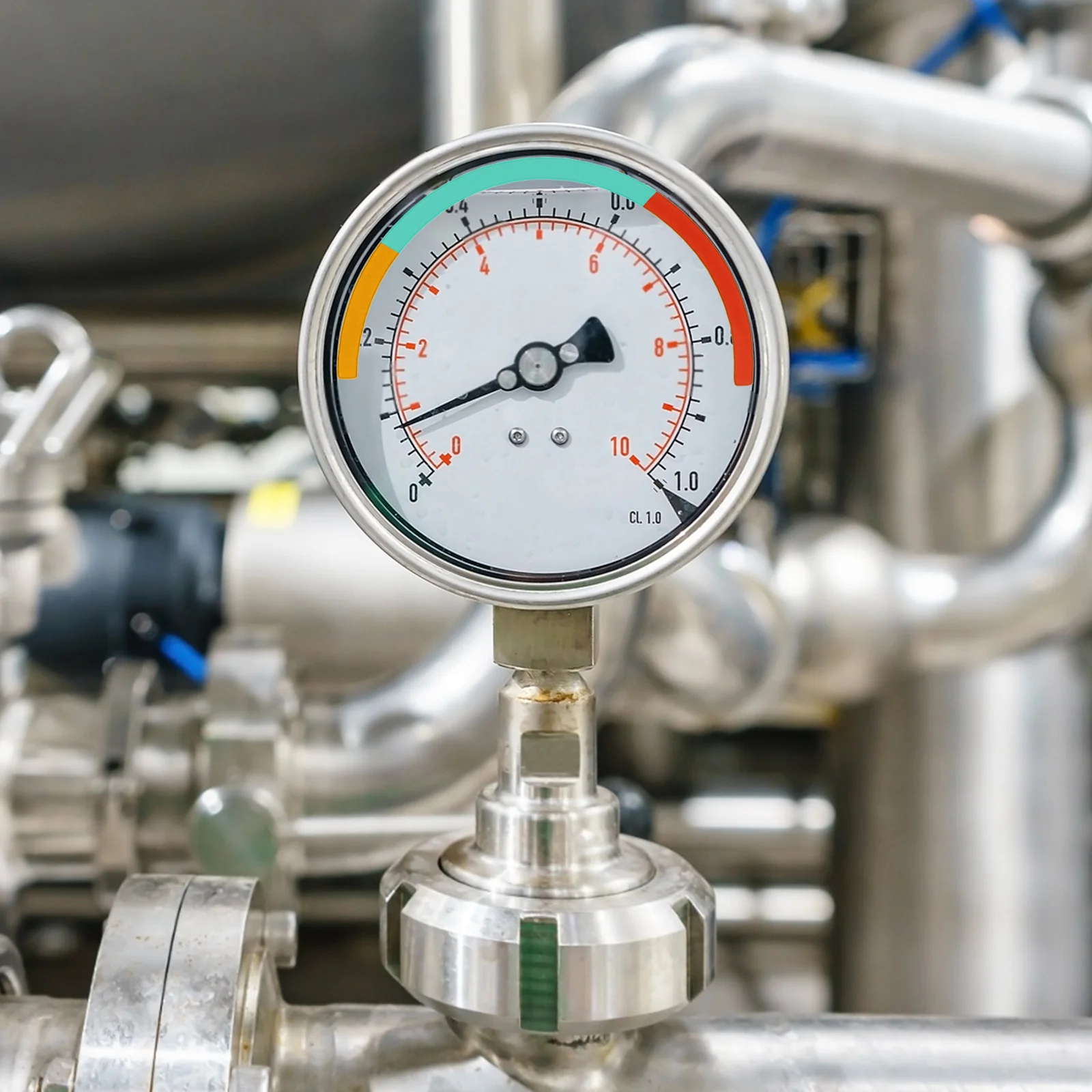 

Colorcoded Pressure Meter Identification Sticker Labels Waterproof Decals Easy Install Pressure Gauge Indication Label