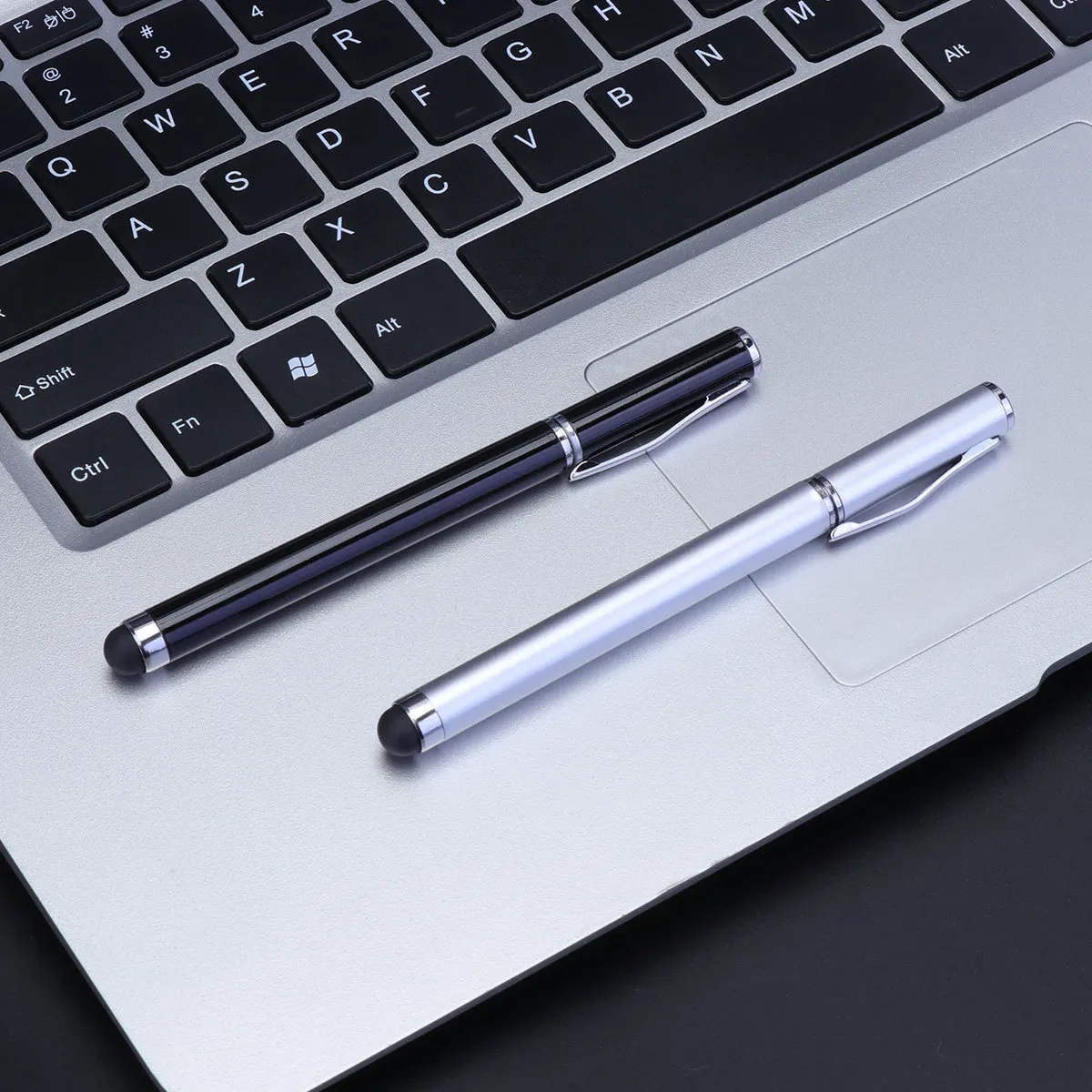 

10 шт. алюминиевый емкостный стилус 2-в шариковая ручка для смартфонов, планшетов, естественного письма, гладкого взаимодействия