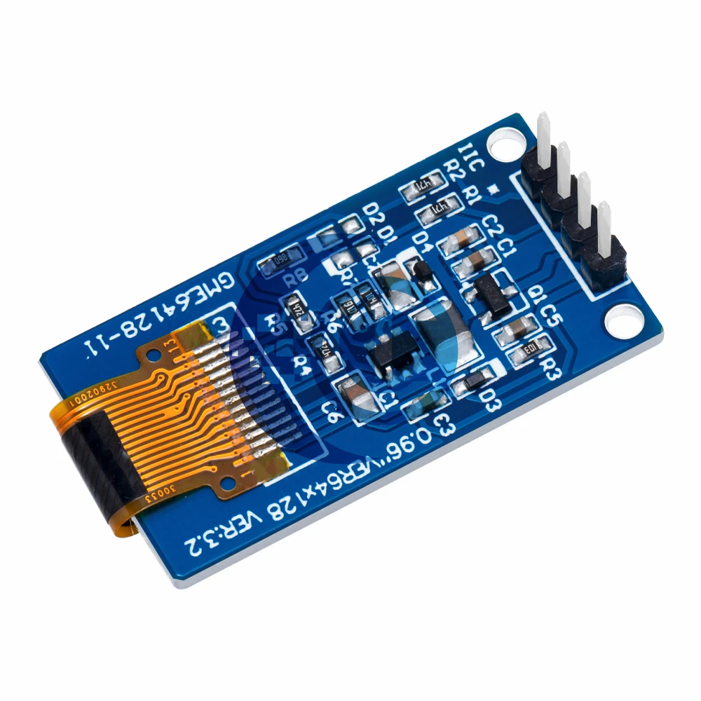 Écran OLED vertical pour Ardu37, module LCD, SSD1107, 0.96 ", 64 × 128, 0.96 pouces