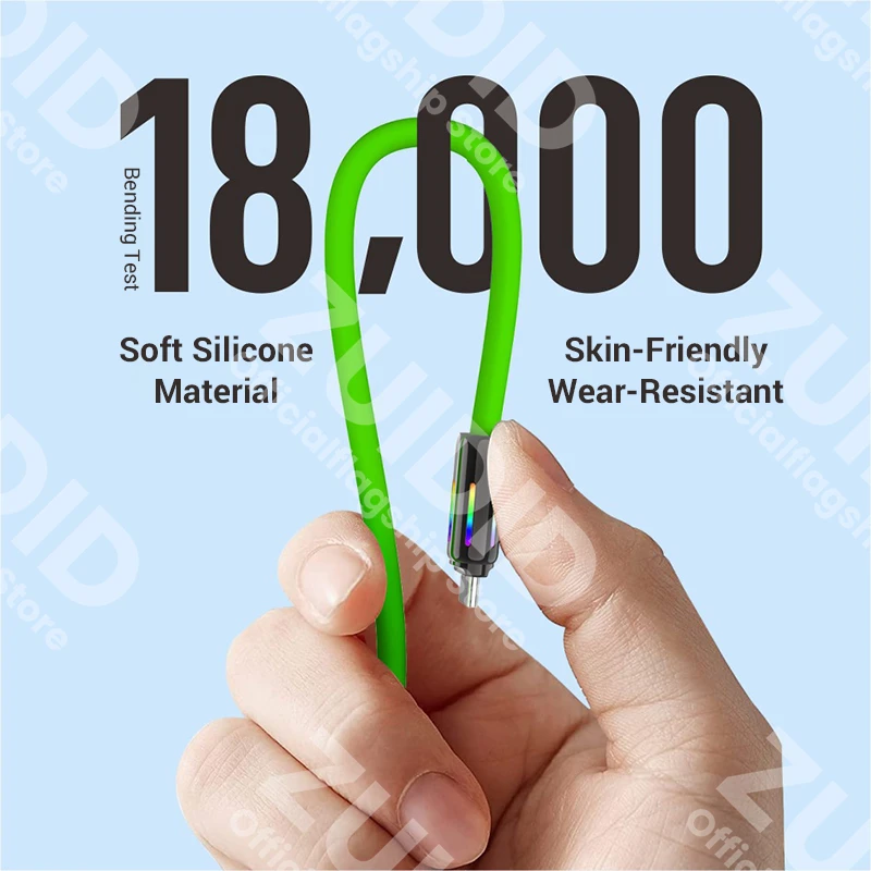 240W USB C To Type C Fast Charging Cable PD3.1 Liquid Silicone USB Type C Data Cord For IPhone 16 15 MacBook iPad Samsung Xiaomi