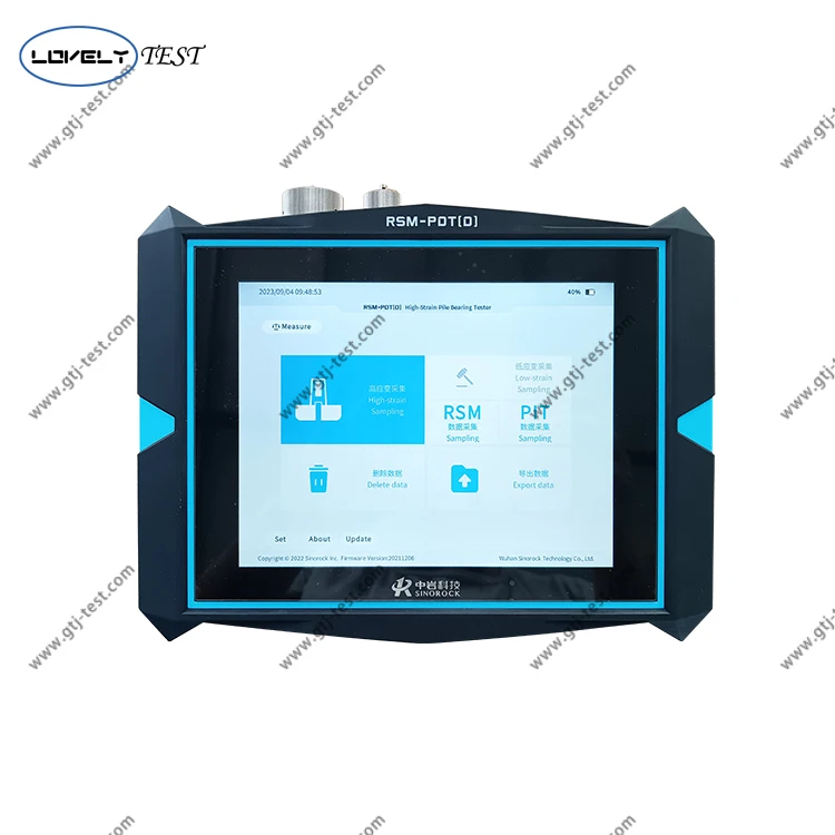 Adapt to Complex Environments High Precision High Strain Pile Driving Analyzer P