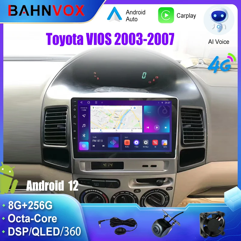 Upgrade Your Toyota Vios 2003–2007 with the 9 Android 12.0 Car Radio: A Complete Vios Software Review