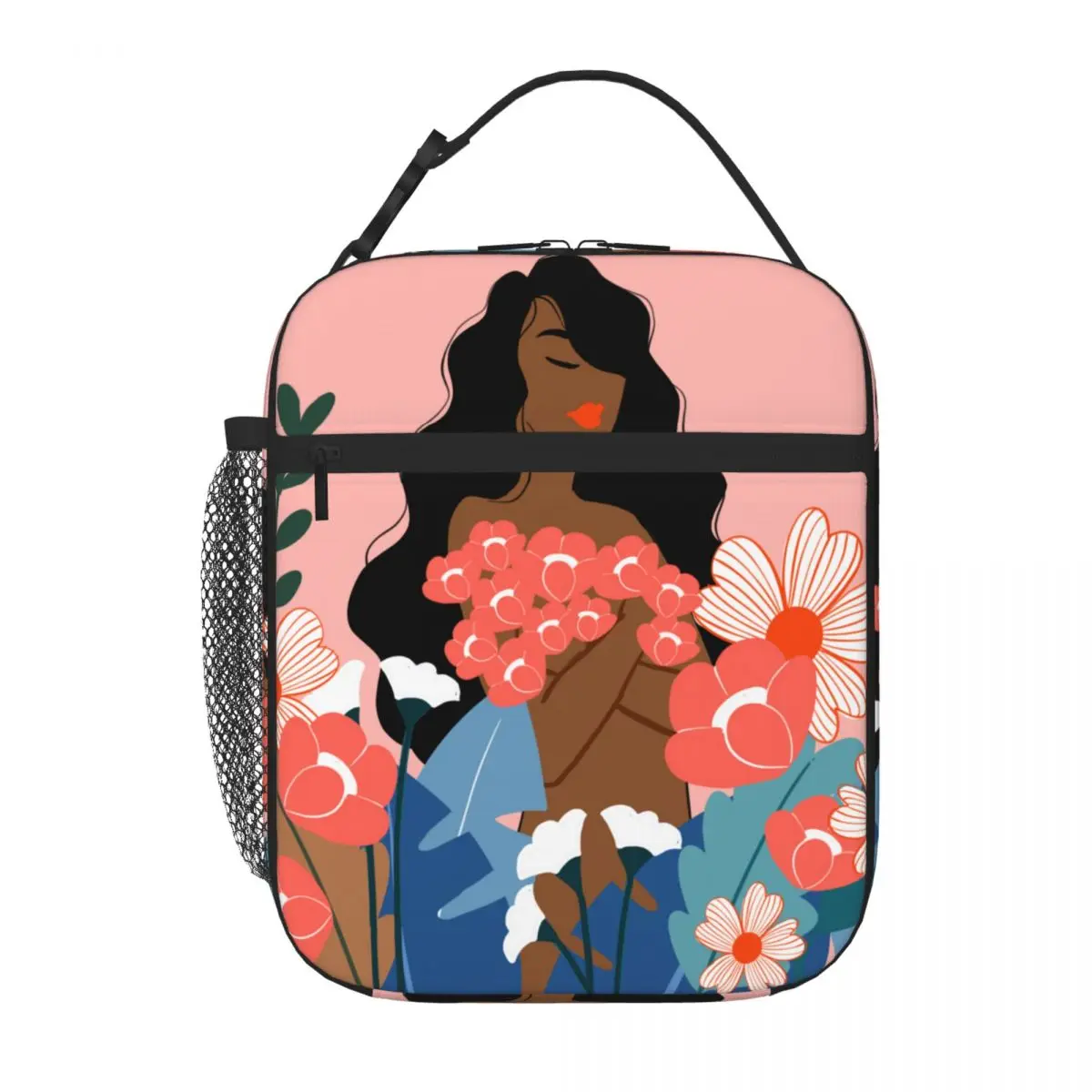 Bestselling Valentine's Day, Heart, I Love Ruffled Snack Bag Yard Party Insulated Tote