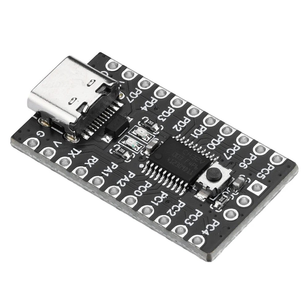 CH32V003 Development Board Minimum System Board Core Board RISC-V CH32V003F4P6 Microcontroller Module With Key TYPE-C Interface