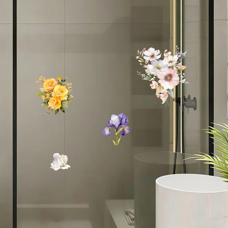 ملصقات جدارية ذاتية اللصق من ا - مراجعة Bathroom Home Improvement وسعره