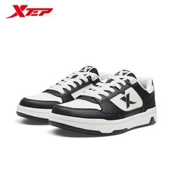 Xtep Skateboarding Shoes For Men 2024 Winter Wear-Resistant Skate Shoes  Shock Absorption Sneakers 876419310031