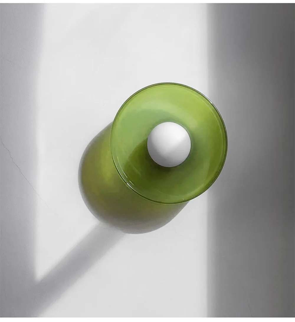 Nordic Glass Ceiling Light Single Head G9 Lamp Source Wall Lamp For Entryway Hallway Aisle Balcony Living Room Bedroom Fixtures