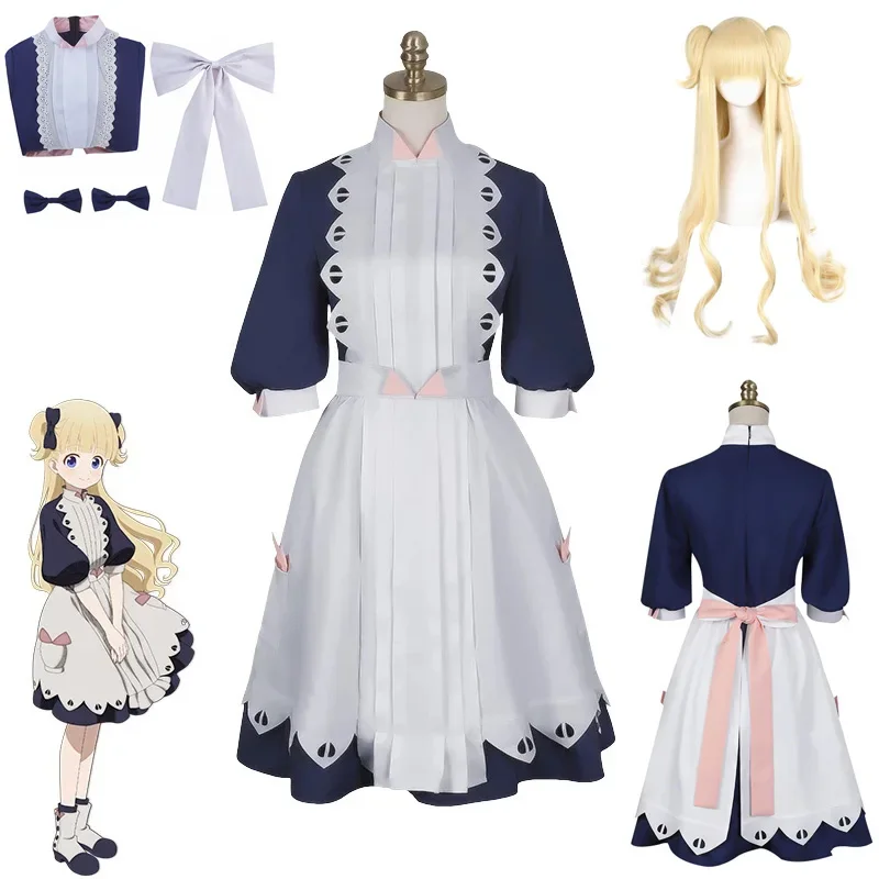 

Shadows House Costumes Emilyko Cosplay Dresses Woman Maid Uniform Skirts Emilico Wig and Headwear Halloween Costume 2025