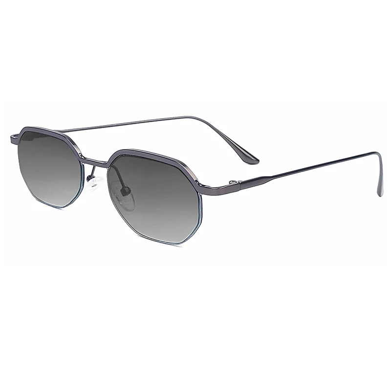 Caterside New Retro Small Frame Sunglasses Men's Polygonal Lenses Sun Glasses Women Business Travel Party Eyewear Summer Style