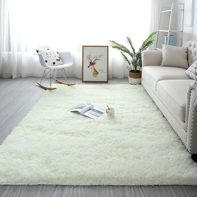 Thick Carpet Soft Velvet Mat for Living Room Plush Rug Children Bed Room Fluffy Floor Carpets Window Bedside Home Decor Rugs