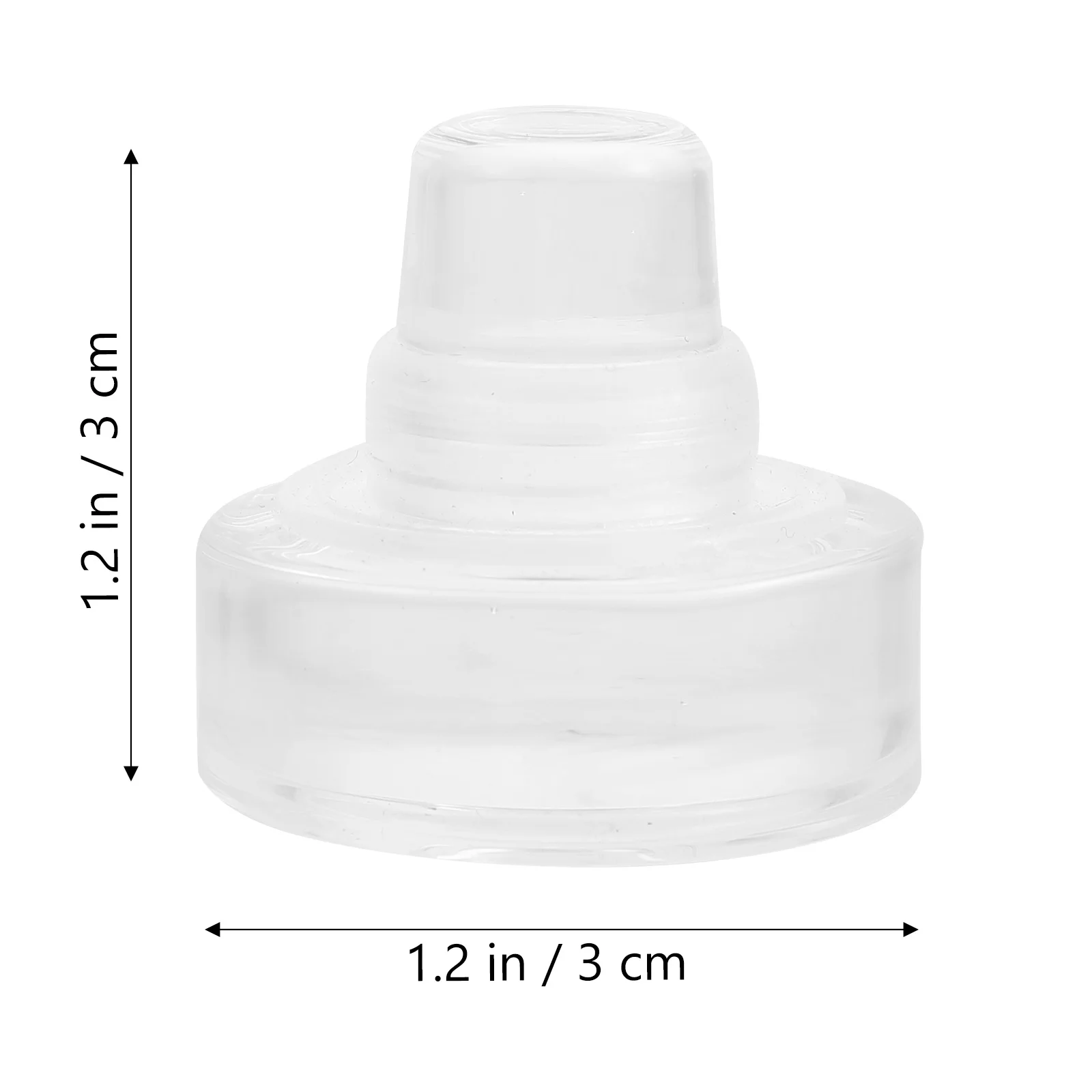 10pcs T Shaped Bottle Stoppers Reusable Glass Sealer for Beverage Non Taste Leak Proof Synthetics