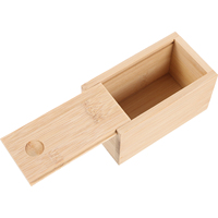 1pcs Wooden Bait Box Professional Fishing Tackle Case Portable Lure Storage Keeper Small Capacity Outdoor Container