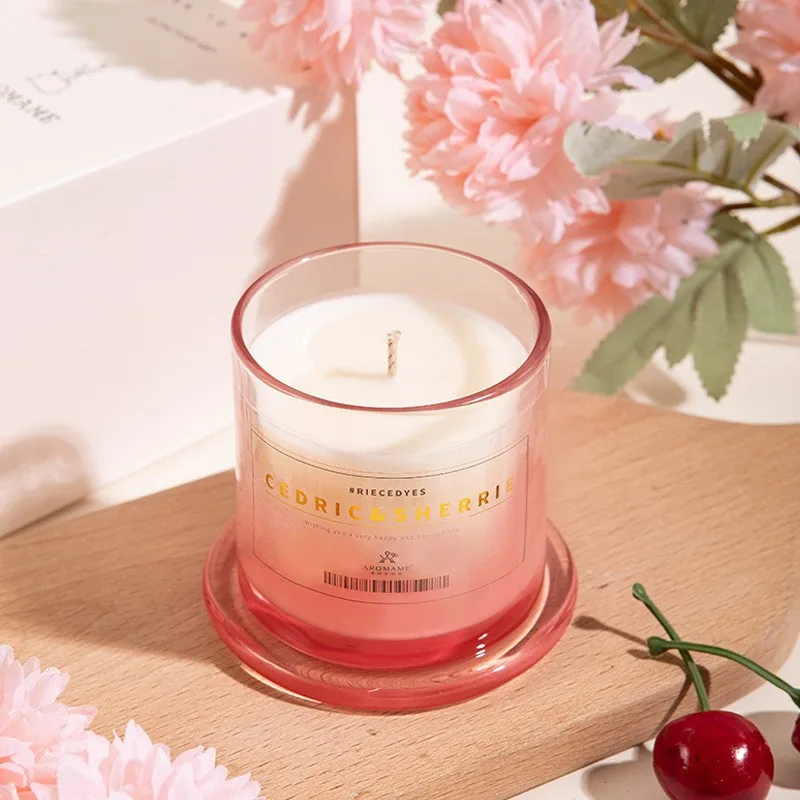 Candle Tins Candle Cup Empty Bottle Handmade Aromatic Candle Container Transparent Glass Jar Making Kit