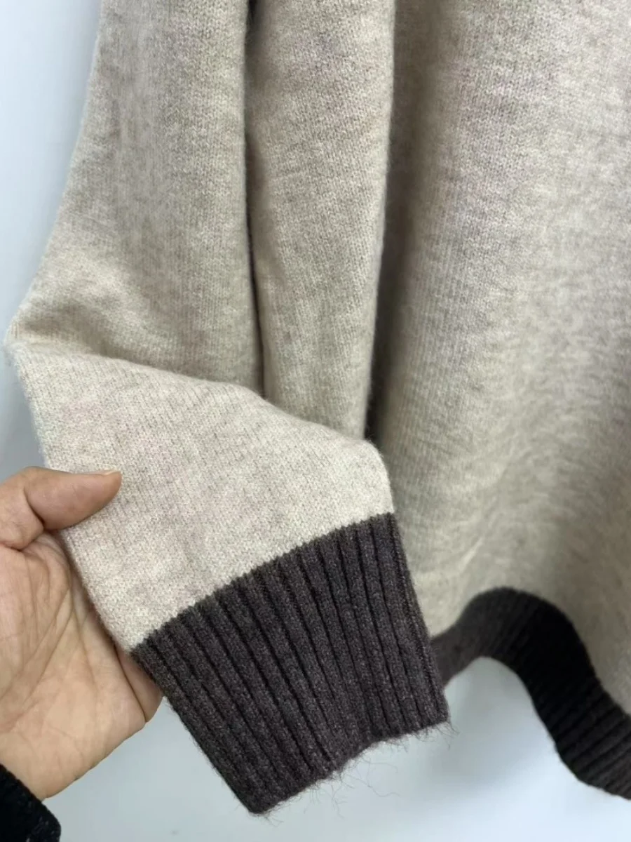 خريف شتاء جديد Sle المرأة المتضخم f عالية طوق طويل Sve معطف شتاء Camere مزيج تخفيف Sle ألياف البوليستر #3