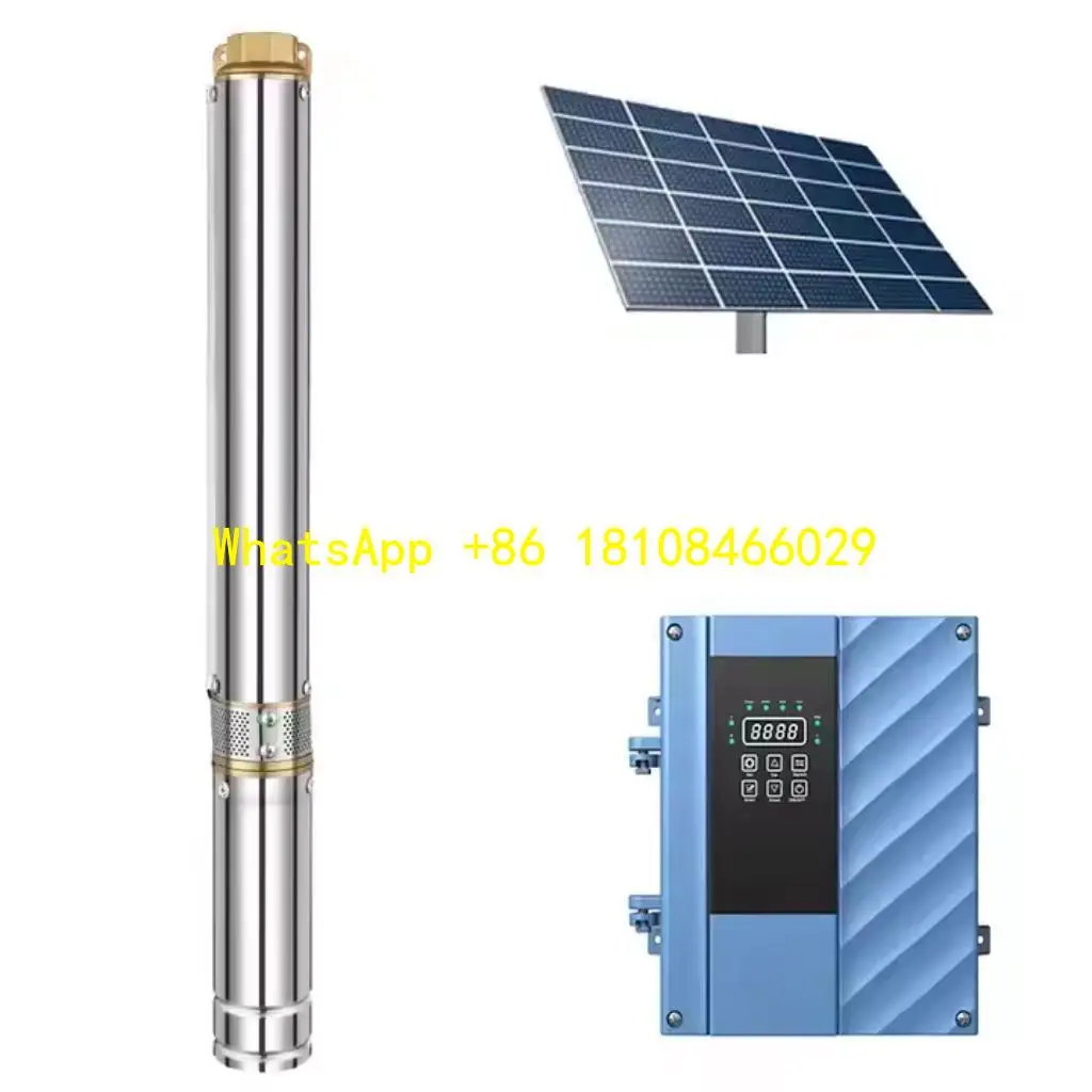 

3\" Stainless Steel Impeller 400W Solar Submersible Water Pump for & Agriculture 48v Voltage