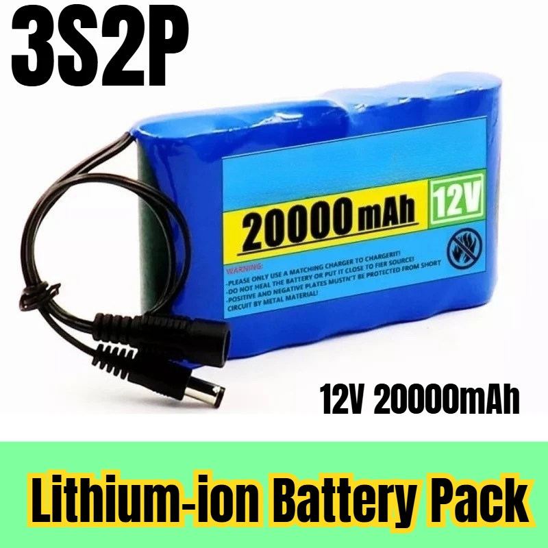 

3S2P 12V 20000mAh Lithium-ion Battery Pack