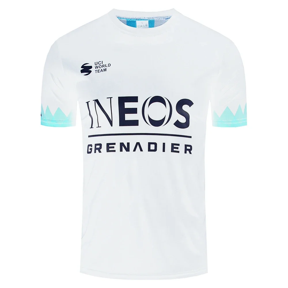 New 2025 QUICK Dry T-shirt INEOS Cycling Team Jersey Road Bike Maillot Tops Ropa Ciclismo Pro Bicycle