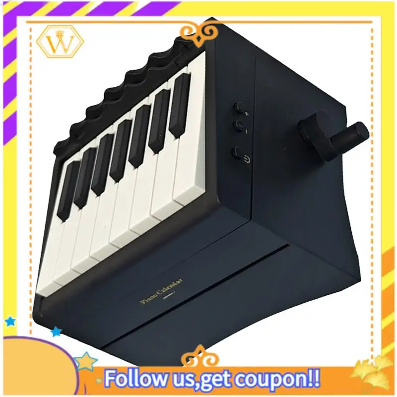

Latest-2025 Piano Calendar Piano Calendar Aesthetic 3D Calendar Piano Playable USB Charging Gift Office With Popular Songs