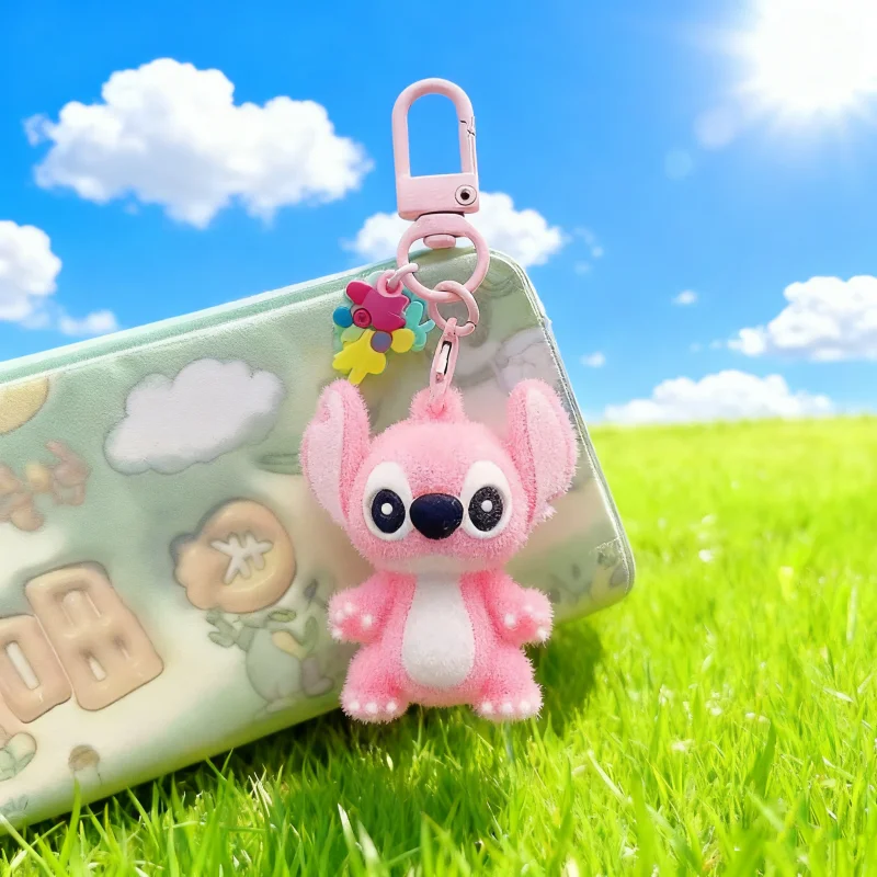 Idea creativa, llavero de punto tridimensional, Mini muñeca de dibujos animados, colgante de bolso, accesorios de joyería DIY hechos a mano