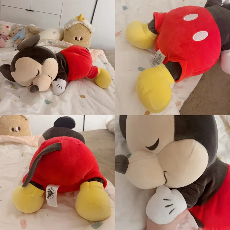 Disney Sleeping Face Party Mickey Minnie Cute Plush Toy Doll Birthday Christmas Surprise Gift For Friends And Couples