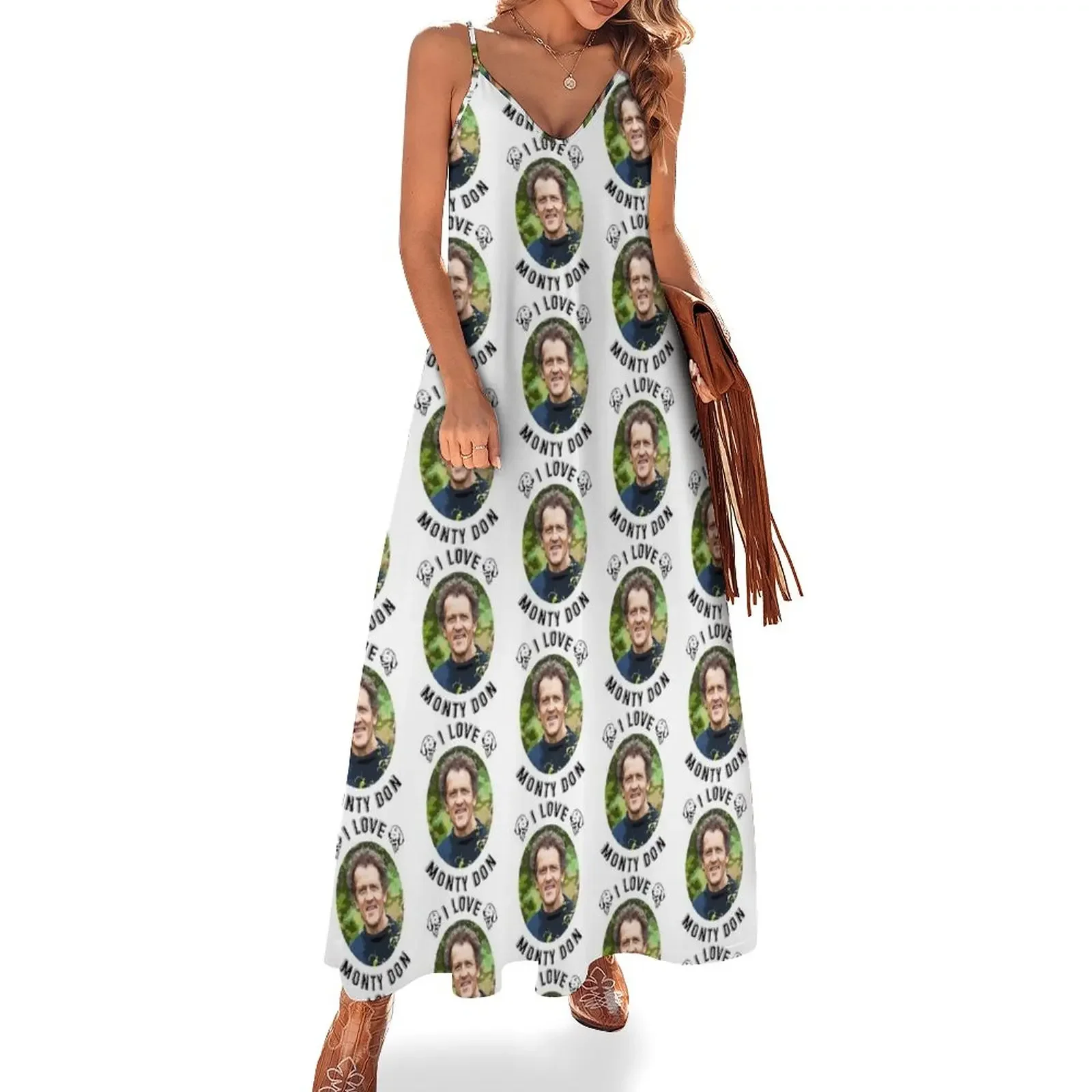 

I Love Monty Don Sleeveless Dress woman dress Women's dresses dresses for womens