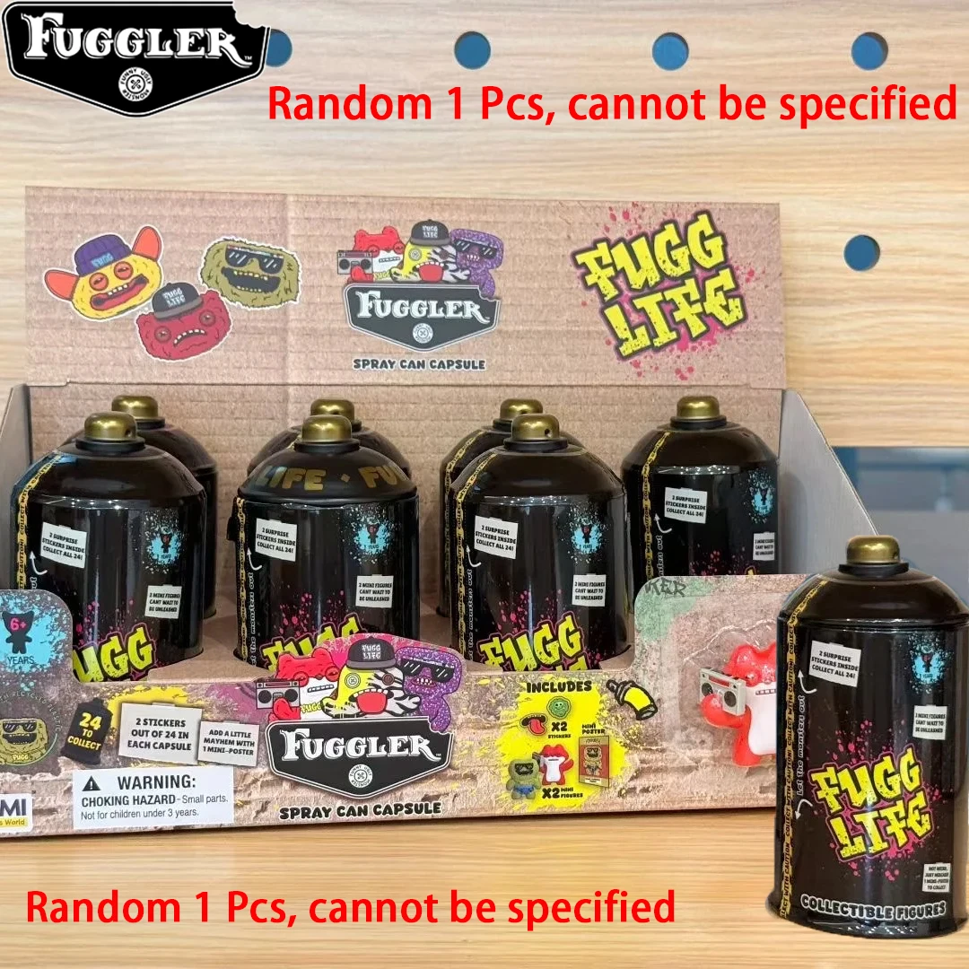 Original Fuggler Hässliche Zähne Monster Plüschtiere Katzen-Bären Plüsch-Schlüsselanhänger Nuggets Anhänger Taschenanhänger Hamburger-Puppen Zufällig 1 Stück – Detail 25