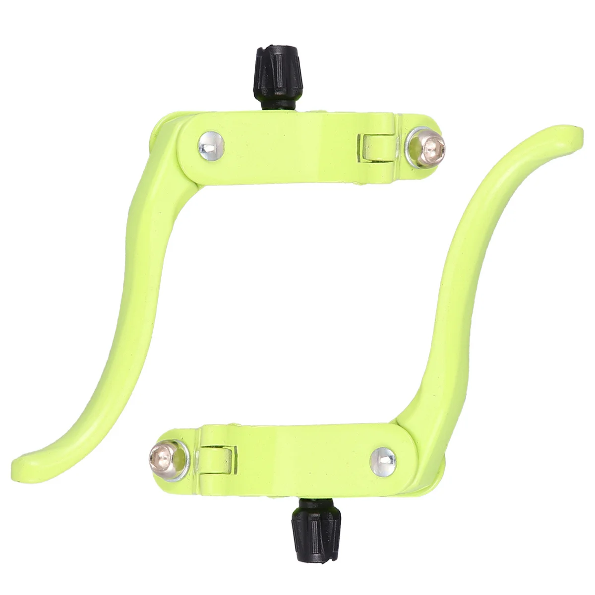 1 Pair Aluminum Alloy Bike Brake Lever Durable Replacement Handle For Bicycle Repair Maintenance Universal Brakes System Green