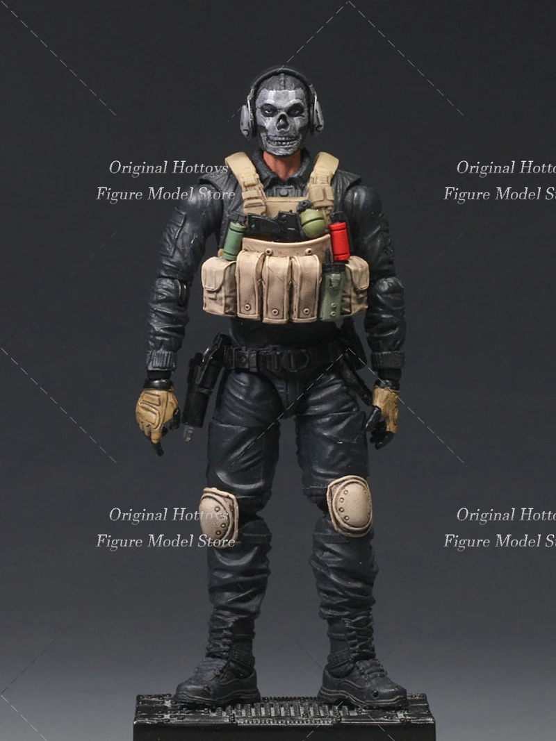 In Stock 1/18 Scale Men Soldiers Modern Warfare Special Forces Ghost Full Set 3.75-inches Action Figure Doll Collection