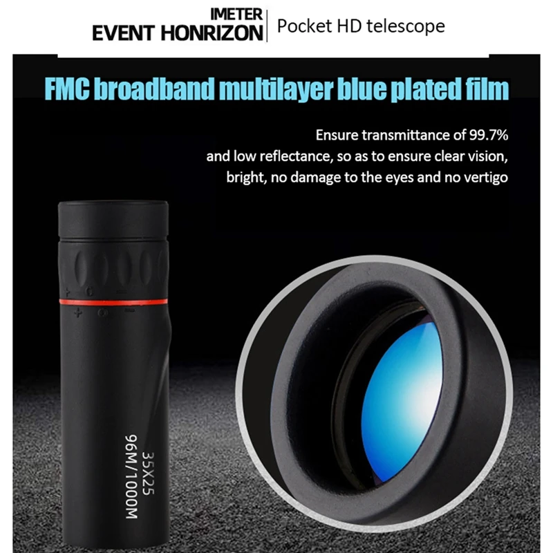 30X25 Outdoor Binoculars with High Resolution Night Vision Mini Portable Binoculars