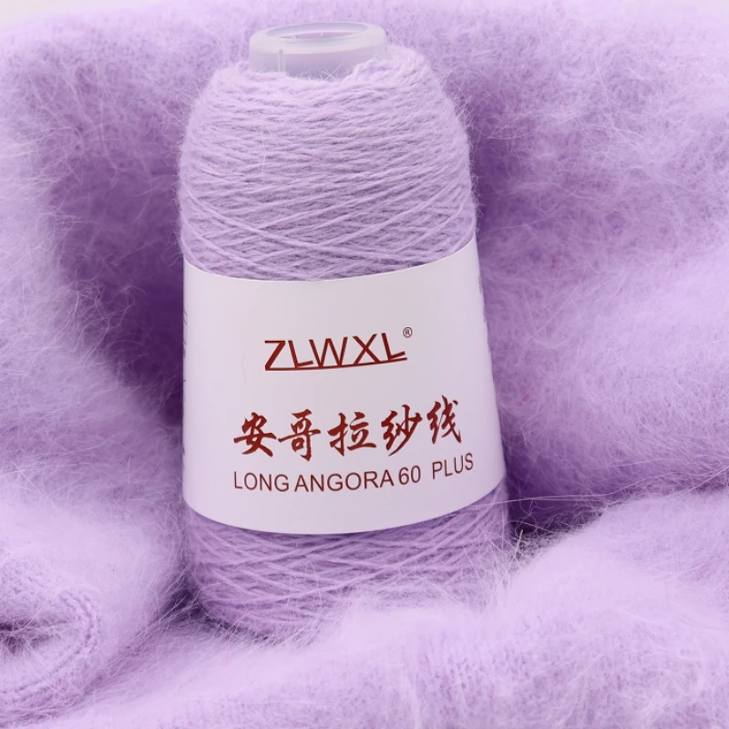 New 100g Angora 60 Rabbit 16s/2 Plush Cashmere Mink Yarn Quality DIY Hand KNITTING YARN Winter Warm Soft Sweater Hat Socks пряжа