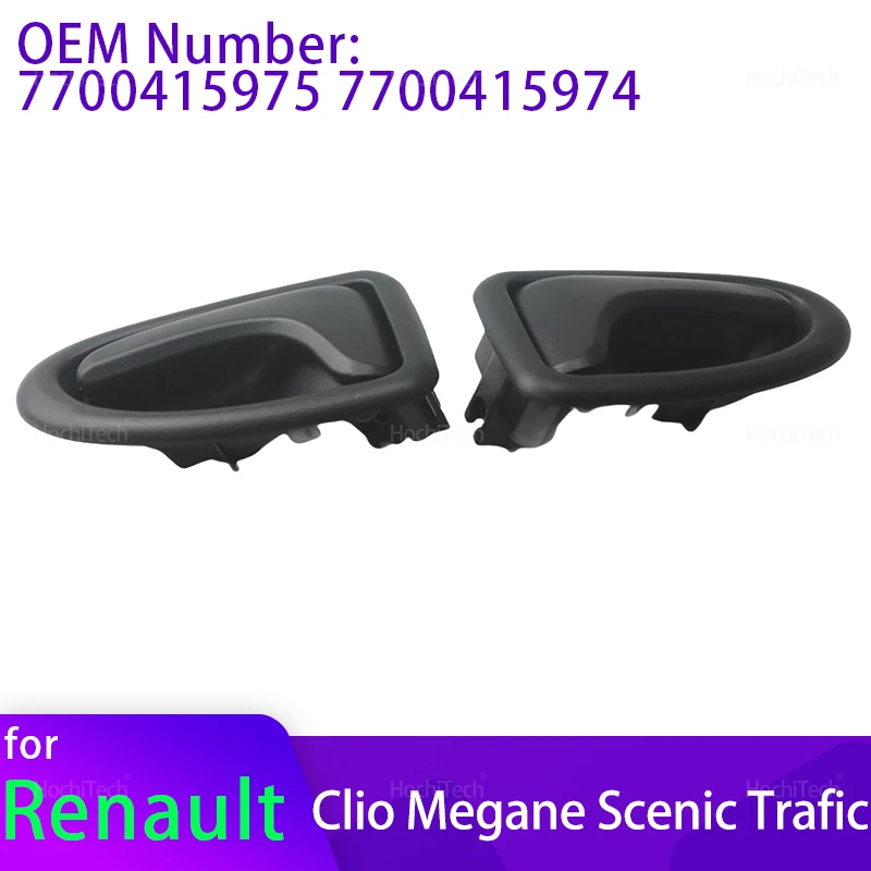 Para Vauxhall Opel Vivaro Nissan Primestar Renault Clio Megane Scenic Trafic manija de puerta Interior piezas 7700415975 7700415974