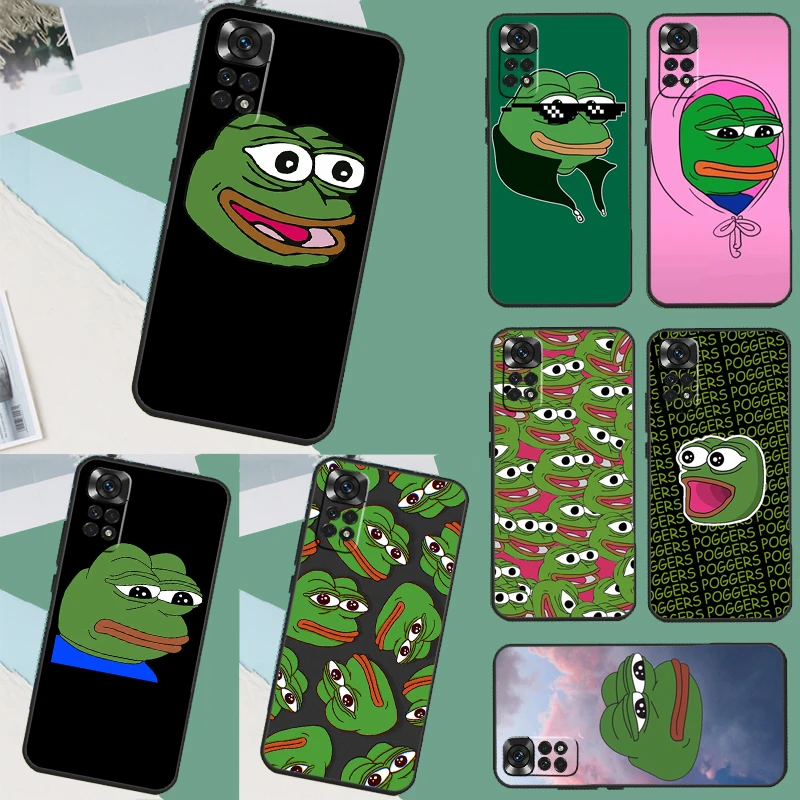 Sad Frog pepe meme Case For Xiaomi Redmi 12 9C 10A 10C 12C Redmi Note 11 8 9 10 12 Pro 9S 10S 11S 12S Cover