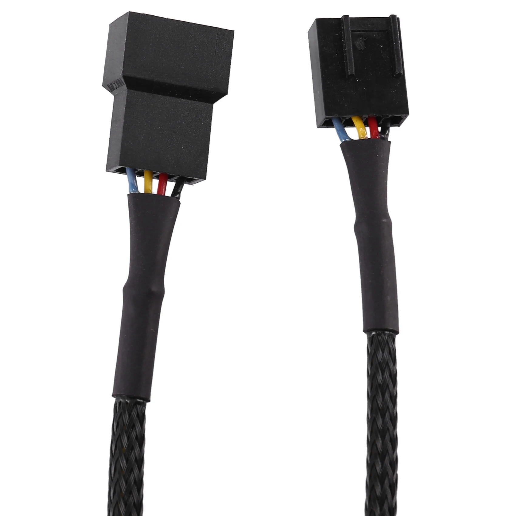 100PCS 4 Pin PWM Fan Extension Power Cable Connector Case Male To Female Extending Cables Compatible With 4 Pin/3Pin Fan