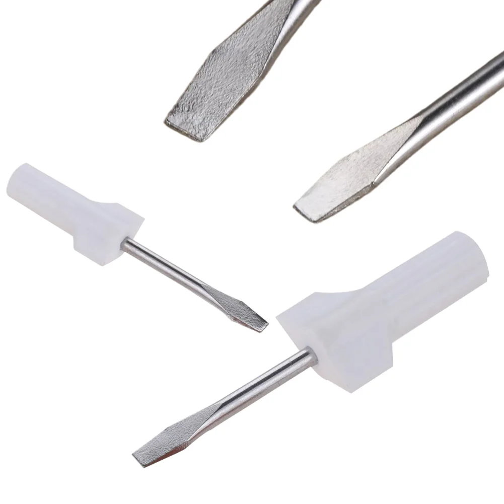 Sewing Machine Screwdriver Adjustable For Singer Plasticmetal Repairing Tool White 2 Pcs 6015mm 8025mm Brand New