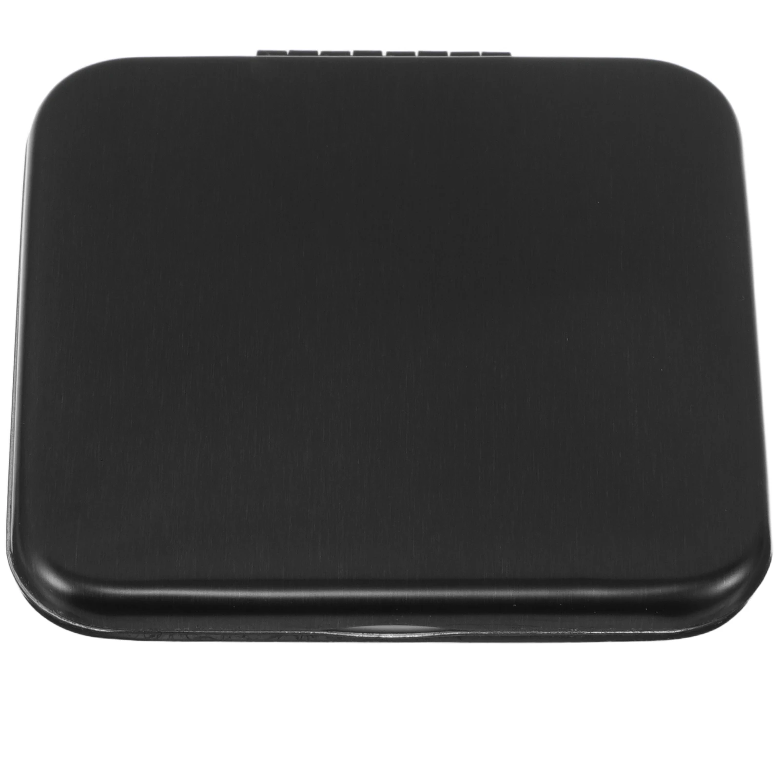 Specchio per trucco da viaggio compatto, pieghevole, bifacciale, in acciaio inossidabile, portatile, per cosmetici, per tasca portamonete, dorato