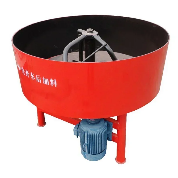 Factory Supplier Construction Equipment Motor Cement Mixer Concrete Pan Mixer