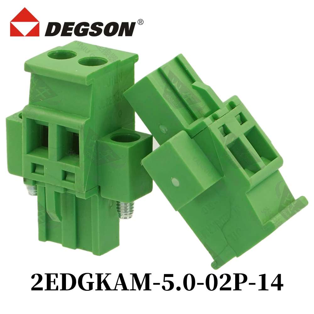 

DEGSON 2EDGKAM-5.0-04P-14-00ZH 2EDGKAM-5.08 Pluggable PCB Terminal Blocks KF2EDGKAM 2P-12P MSTBR2.5 STF Phoenix Contact 12A 250V