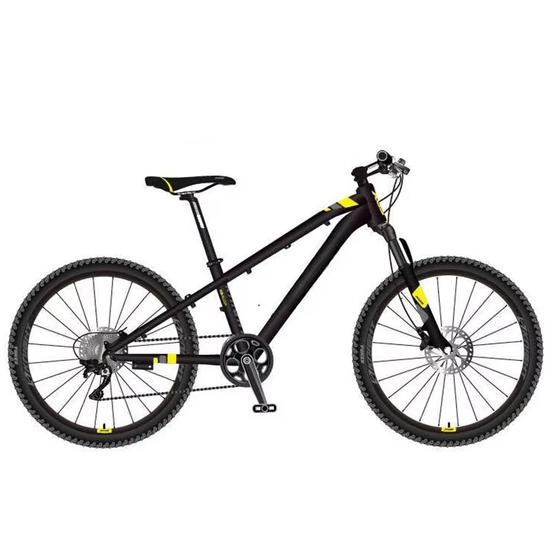 Children Bicycle Kids Bike Mountain Bicycle 22 Inch 7-speed Disc Brake Aluminum Alloy Frame Happy Knight  Cycling