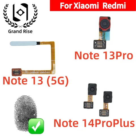 Für Xiaomi Redmi Note13 Note13Pro 4G 5G Note14 ProPlus Home Rückseite Power-Taste Touch ID Finger scanner Fingerprint Sensor