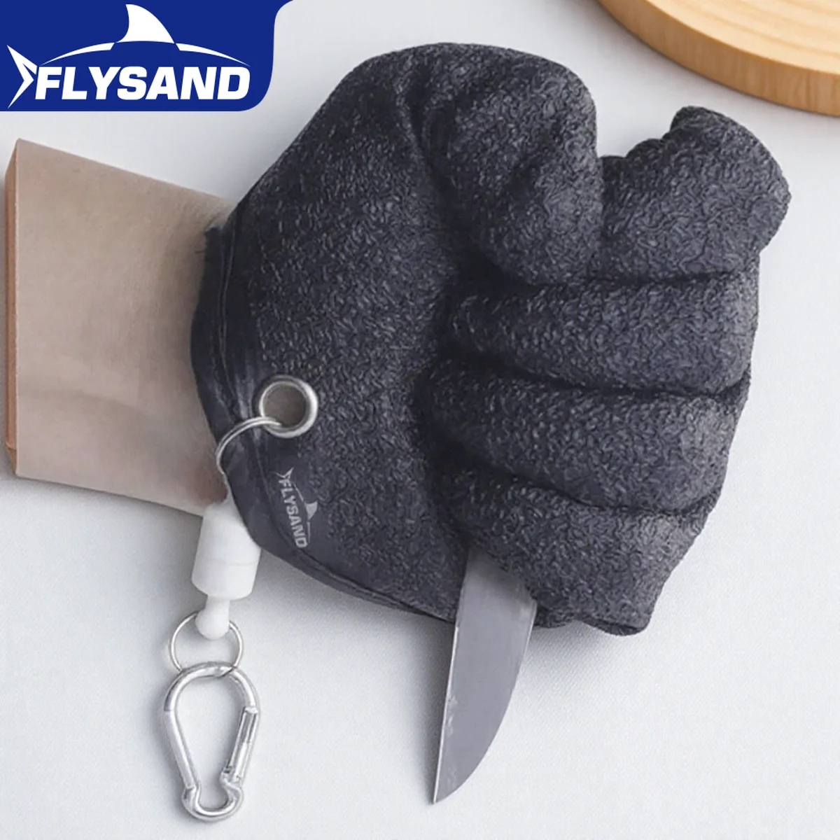 Outdoor Non-Slip Latex Fishing Gloves with Magnets Protective Hand Gear for Stinging Tools Accessories