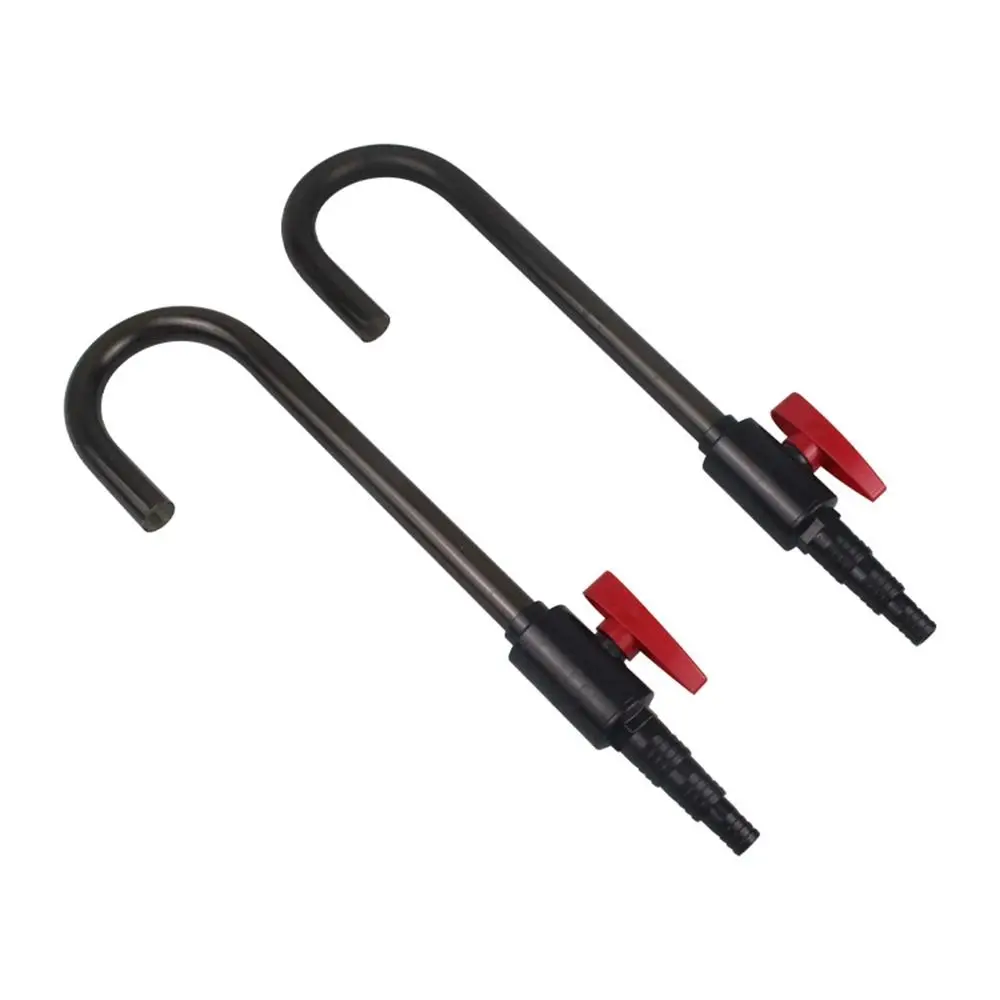 UPVC Aquarium Water Inlet Outlet Tube Hanging Type Water Filling Aquarium Change Water Pipe Hook Design Fish Tank Bend Tube