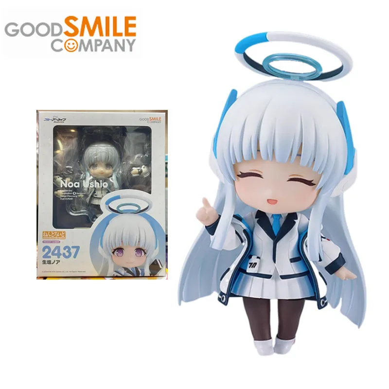 GSC Good Smile Original Nendoroid Blue Archive Anime Figure Noa Ushio 2437 Action Figure Toys for Children Birthday Gifts