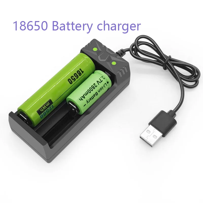 Зарядное устройство для аккумуляторов 18650, 18500, 18490, USB-зарядка, 2 слота, 4,2 в, перезаряжаемое литиевое зарядное устройство для аккумуляторов 16340, 14500