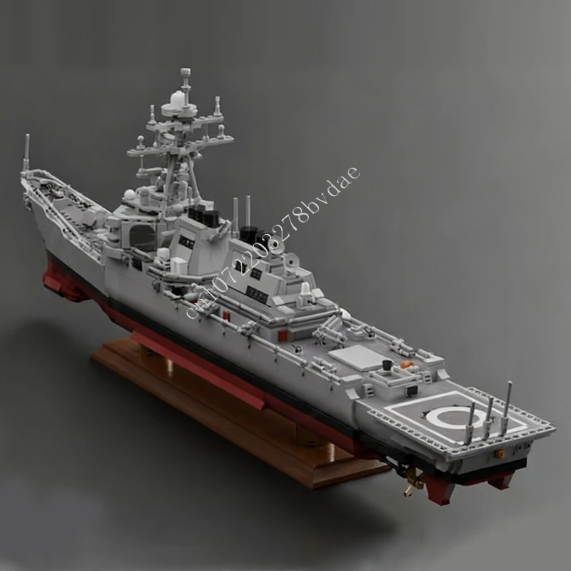 2808 قطعة MOC Arleigh Burke-class المدمرة اللبنات مجموعة قارب الطوب لعب للأطفال هالوين هدايا عيد ميلاد الاطفال هدية