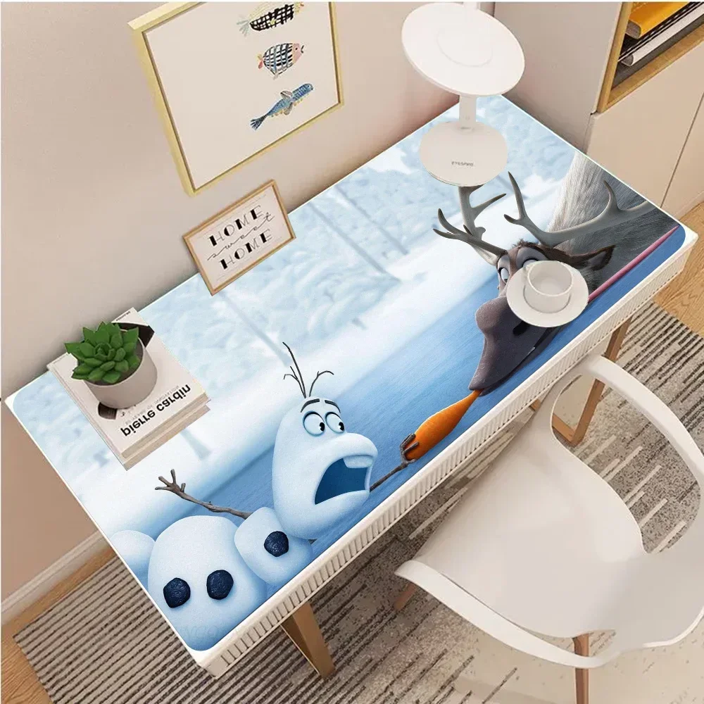 1pc-Disney Olaf Snowman Frozen Floor Mat Mouse Mat Desk Mat With Pad Gaming Accessories Prime Gaming XXL