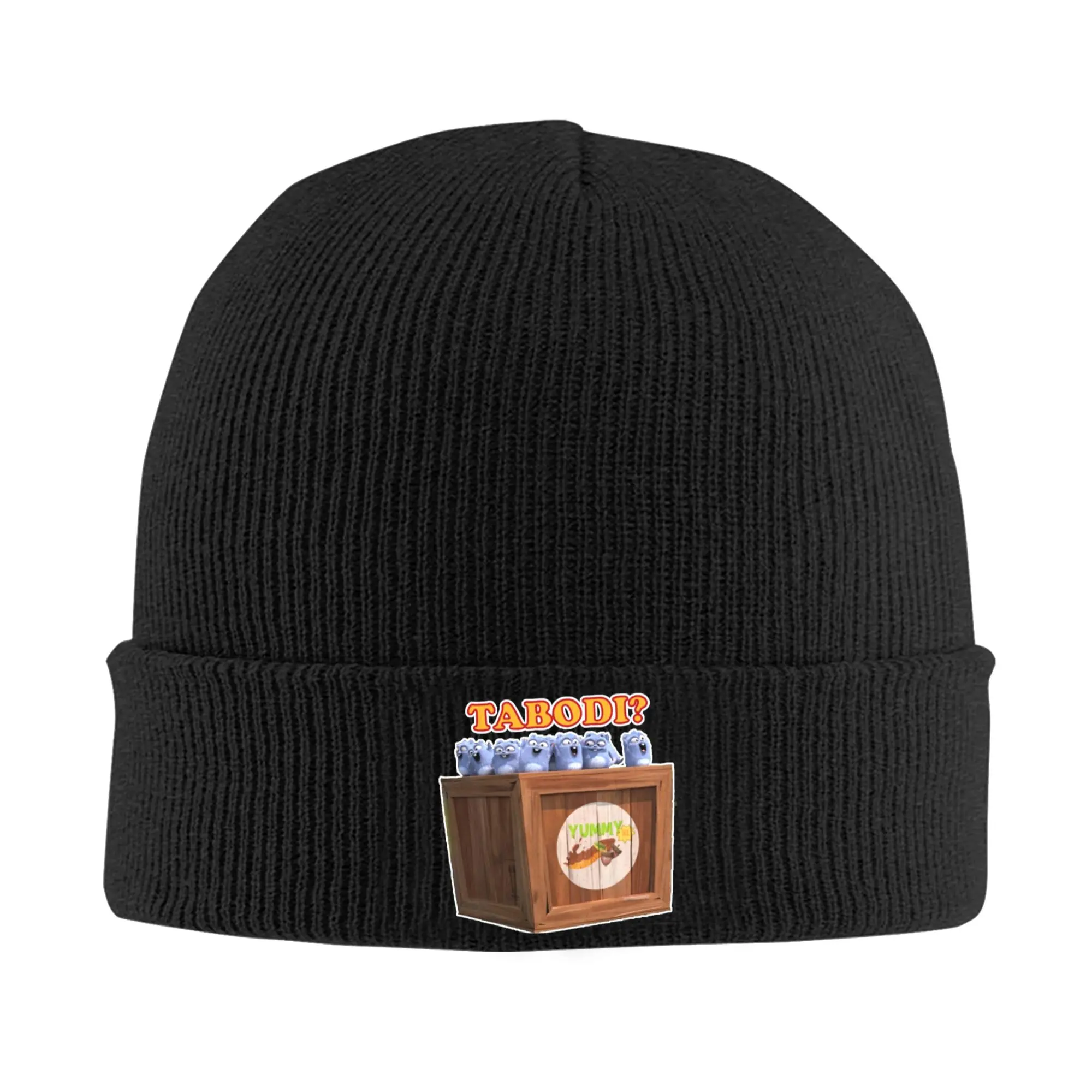 

Tabodi Grizzly and Lemmings Hat Autumn Winter Beanie Warm Animation Caps Unisex Acrylic Skullcap