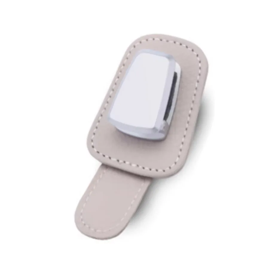 Gray Car Sun Visor Glasses Receipt Card Clip Storage Car Sunglasses Bracket 1PC