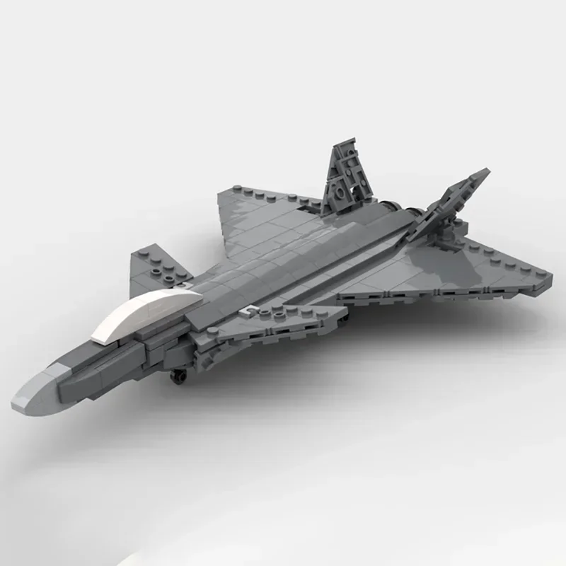 Moc Bouwstenen Militair Model 1:72 J-20 Machtige Dragon Fighter-Technologie Modulaire Blokken Cadeau Kerst Speelgoed Diy Set Assemblage